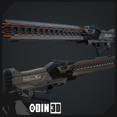 ArtStation - O3D | RAILGUN | JUAN CARLOS FANDIÑO