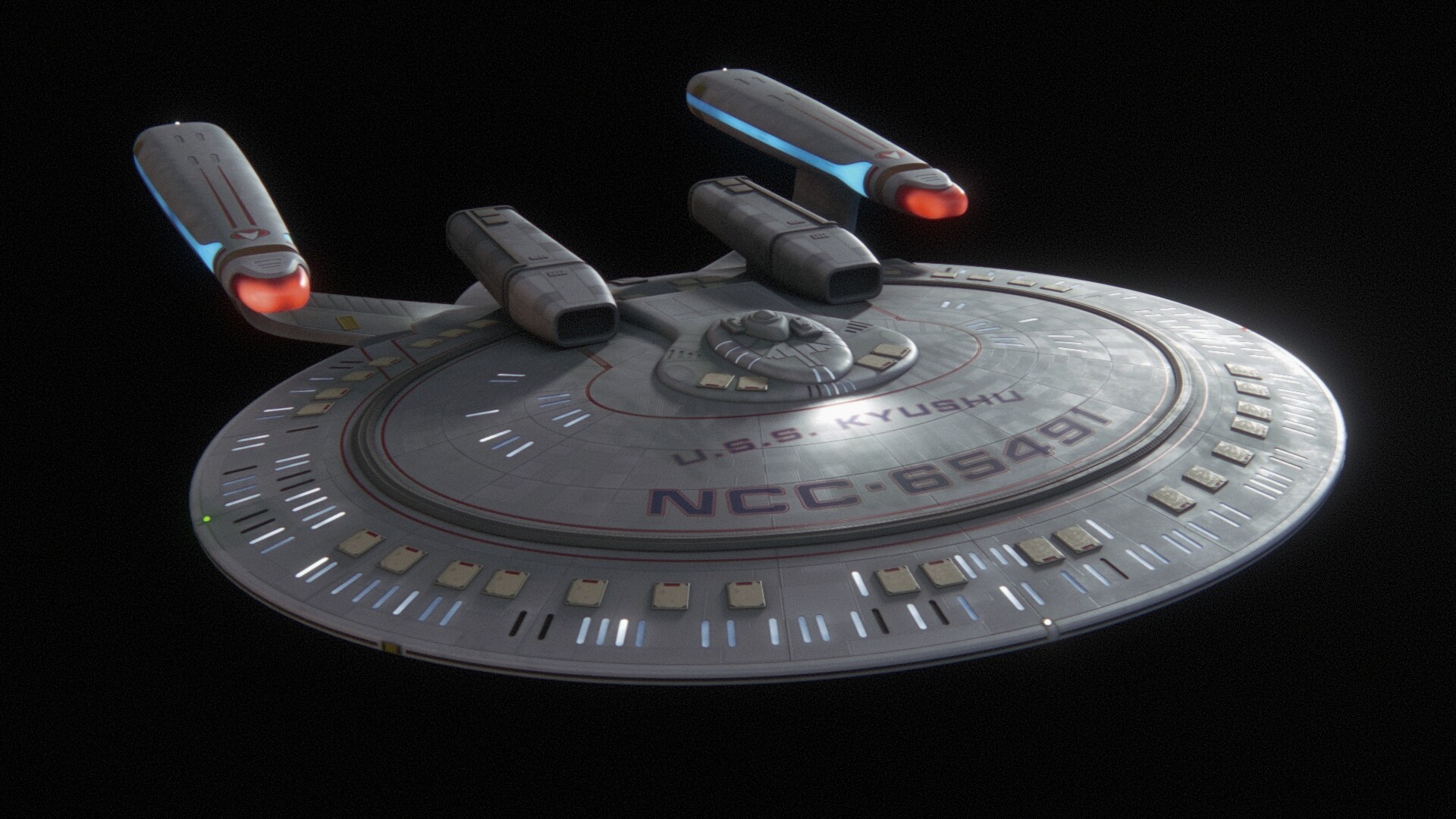 ArtStation - Star Trek TNG - New Orleans Class - U.S.S. Kyushu