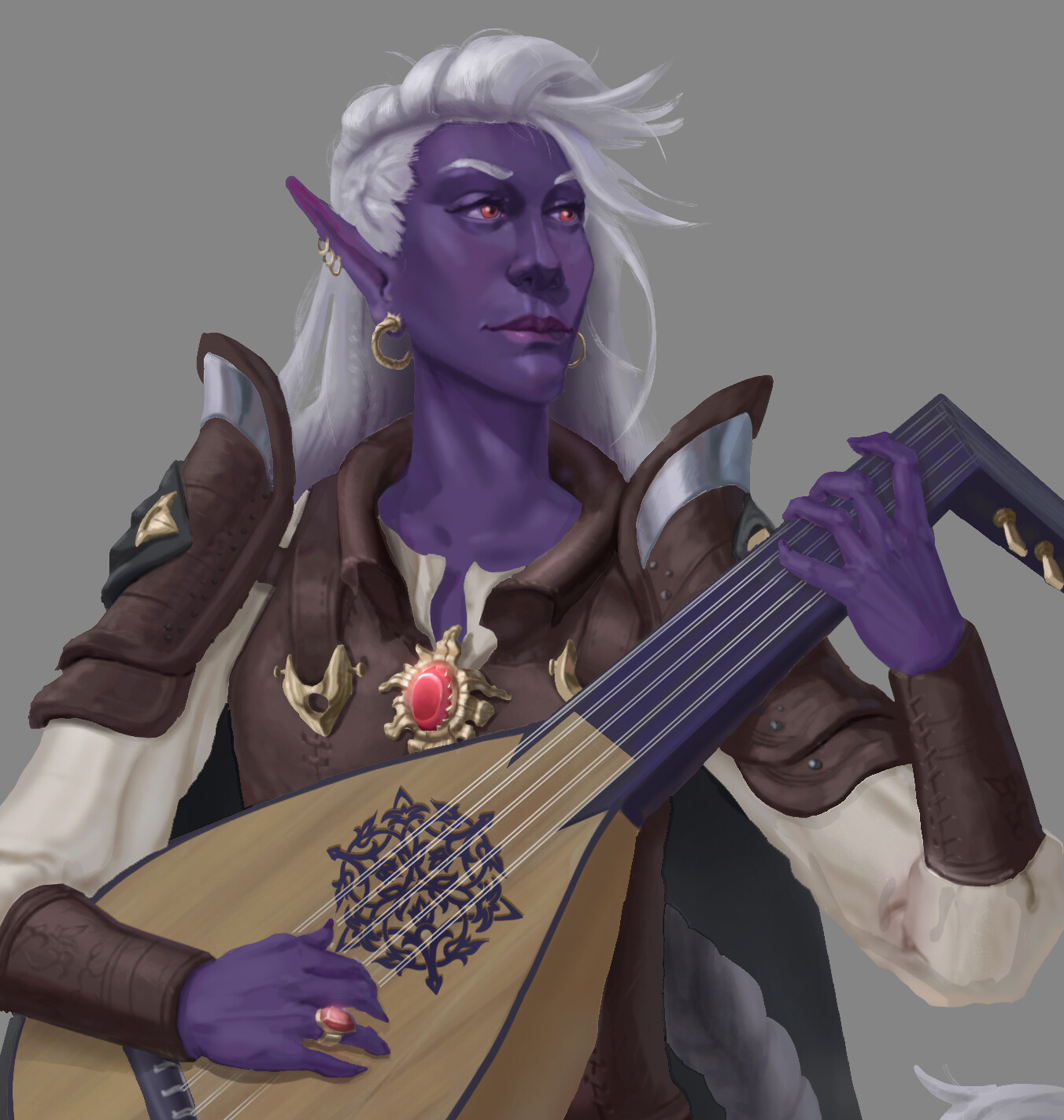 ArtStation - Drow Bard