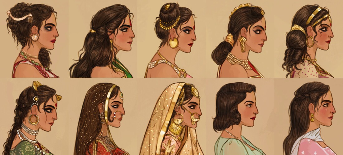 ArtStation - Cultural Evolution in the Post Vedic India (Female Version)