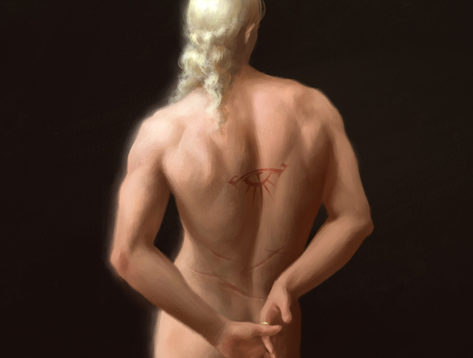 Partial Detail: Tar-Mairon in  Númenor (Figure Art_Fan Art)