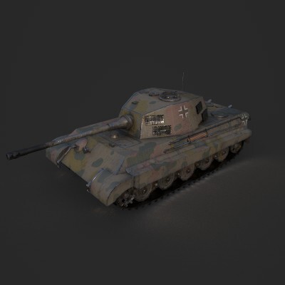 ArtStation - Panzerkampfwagen Tiger Ausf. B 