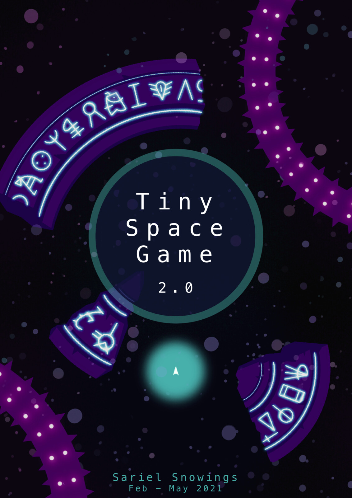 Tiny Space Game v.2 - video game art