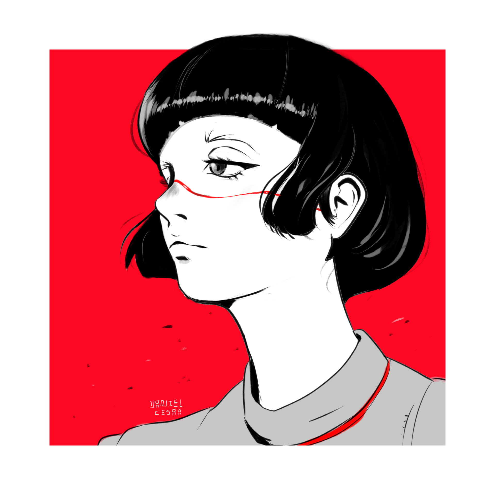 ArtStation - Short haired girls