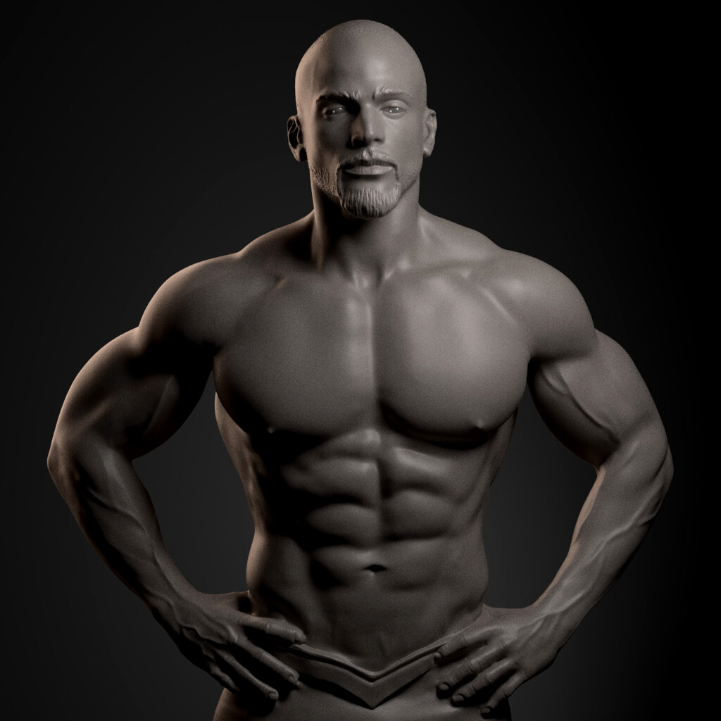 Male Bodybuilder ANATOMY 1