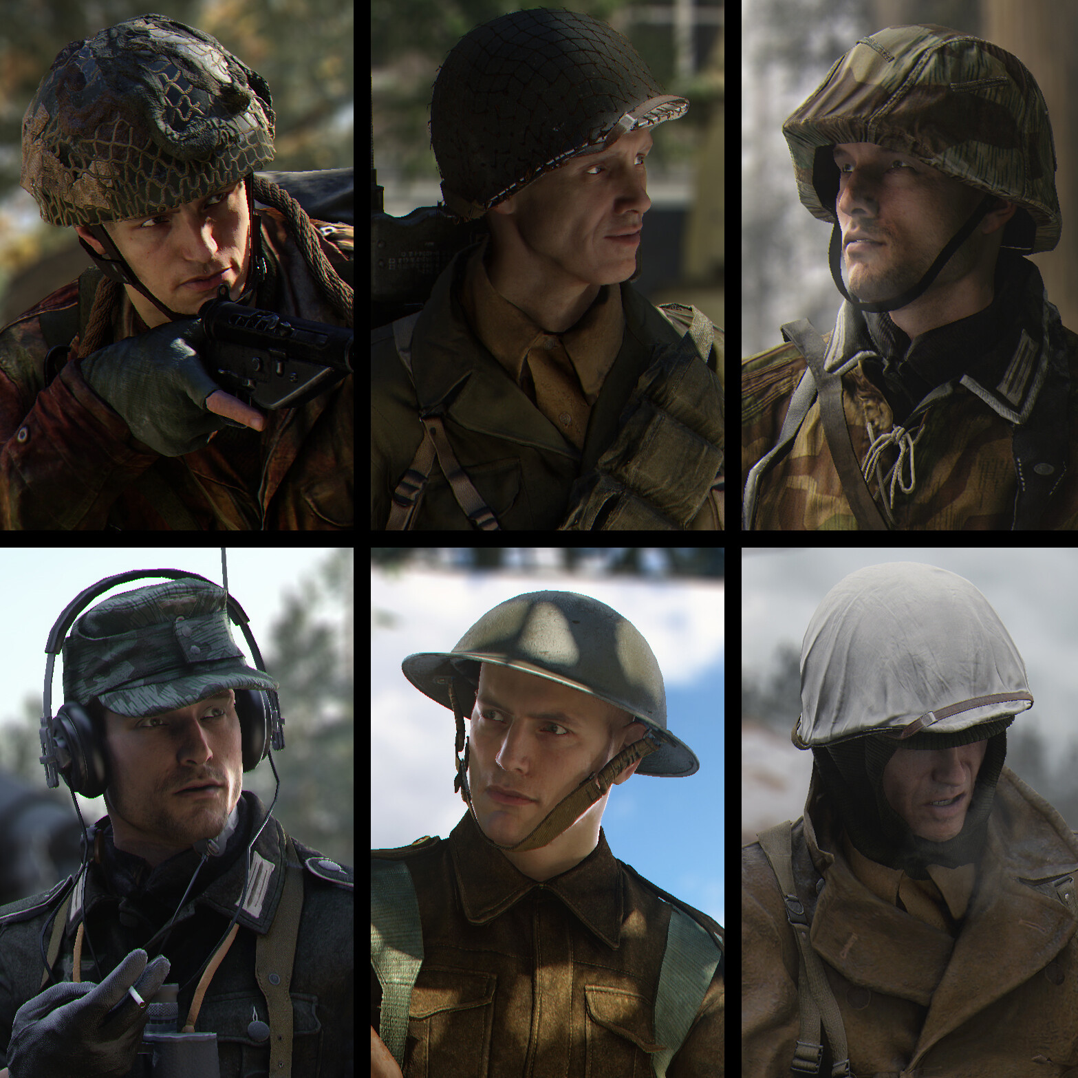 ArtStation - Faces of World War 2