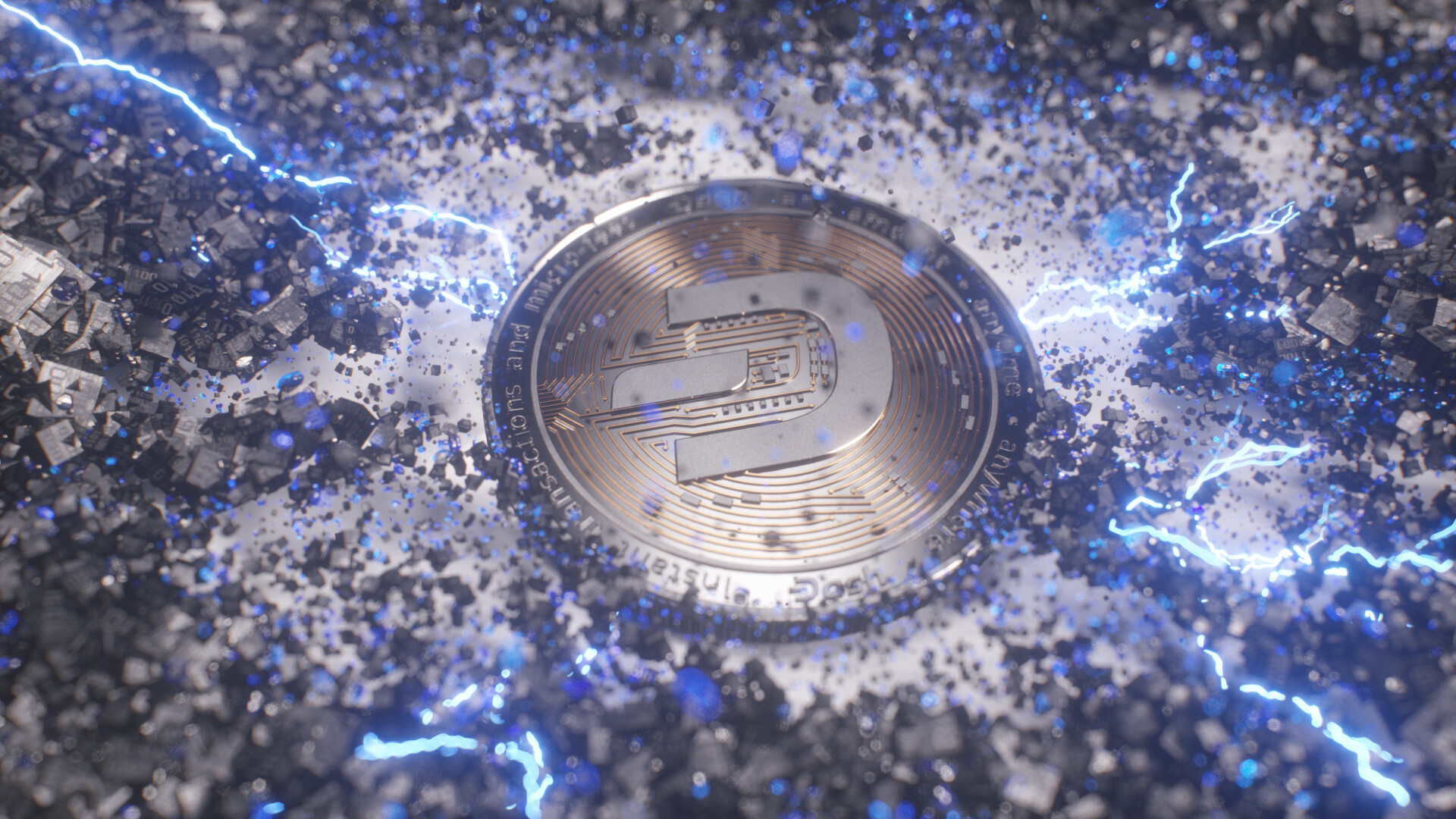 ArtStation - Dash Coin 3D Visualization