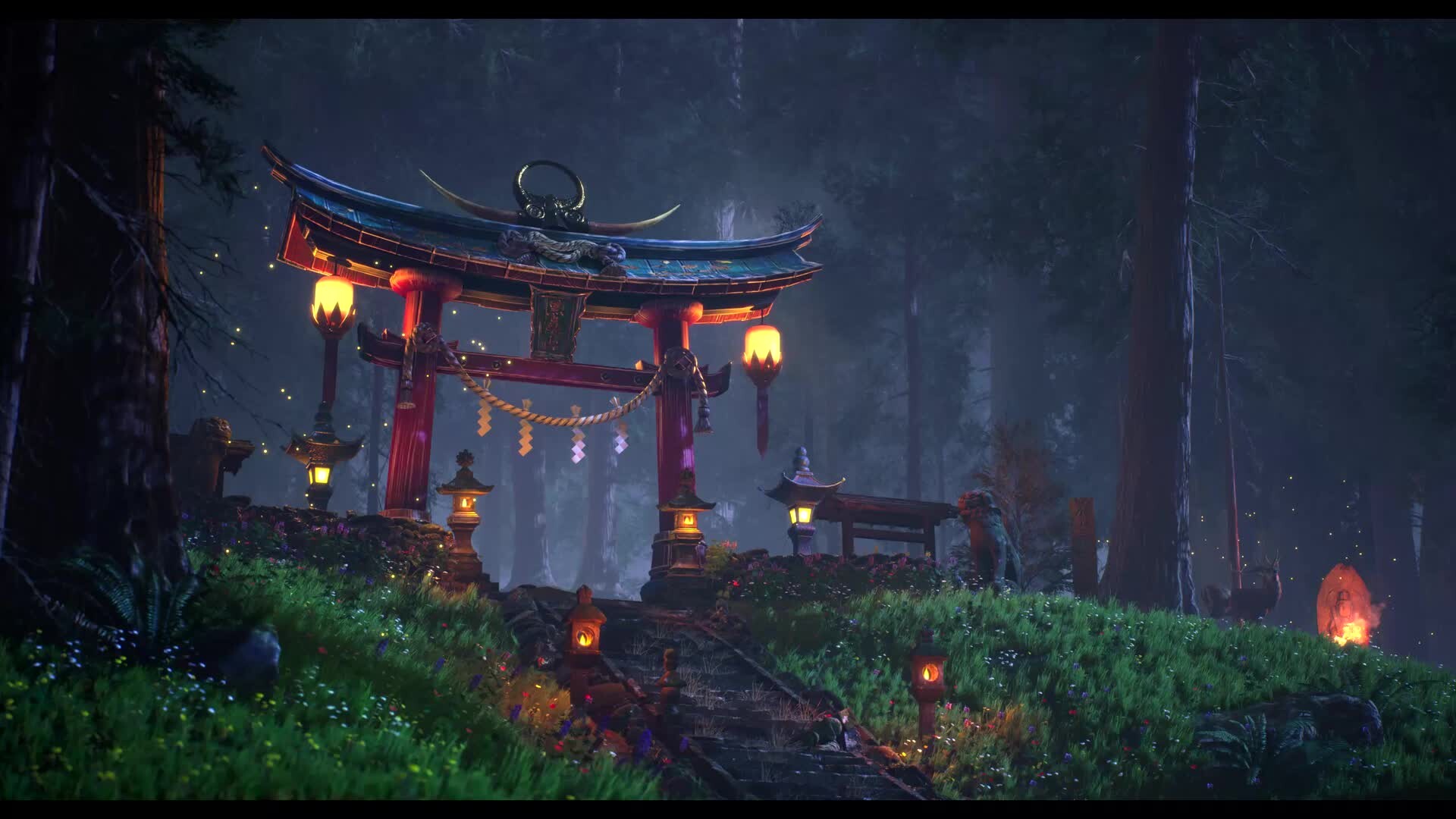 ArtStation - Torii The Japanese Gate II NIGHT