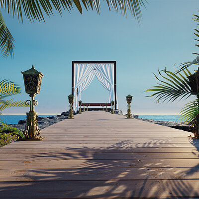 Exterior Beach Scene
