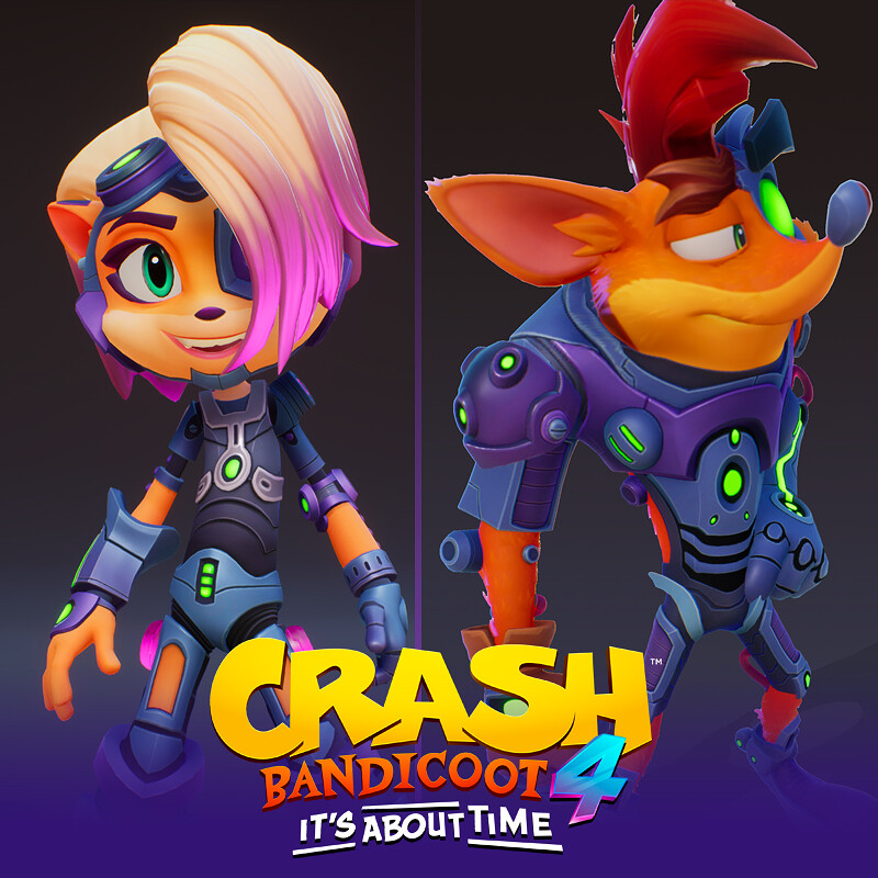 Crash and Coco's "SERIOUS UPGRADE" SKINS - Crash Bandicoot 4 It's About Time
