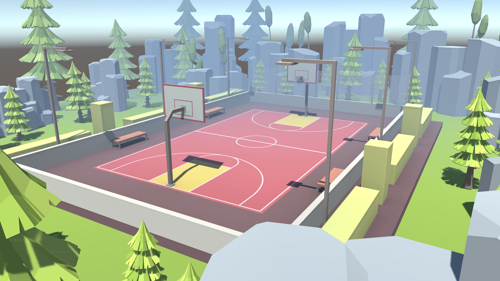 ArtStation Basketball Court