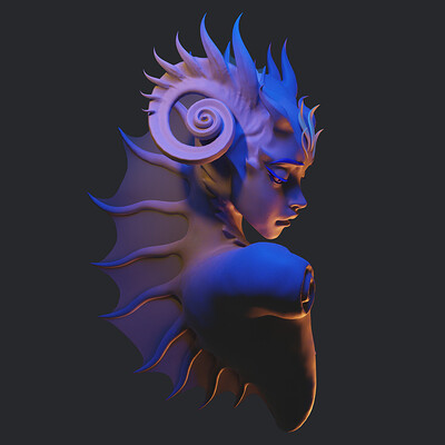 ArtStation - Voidpact Enshroud Avatar girlfriend