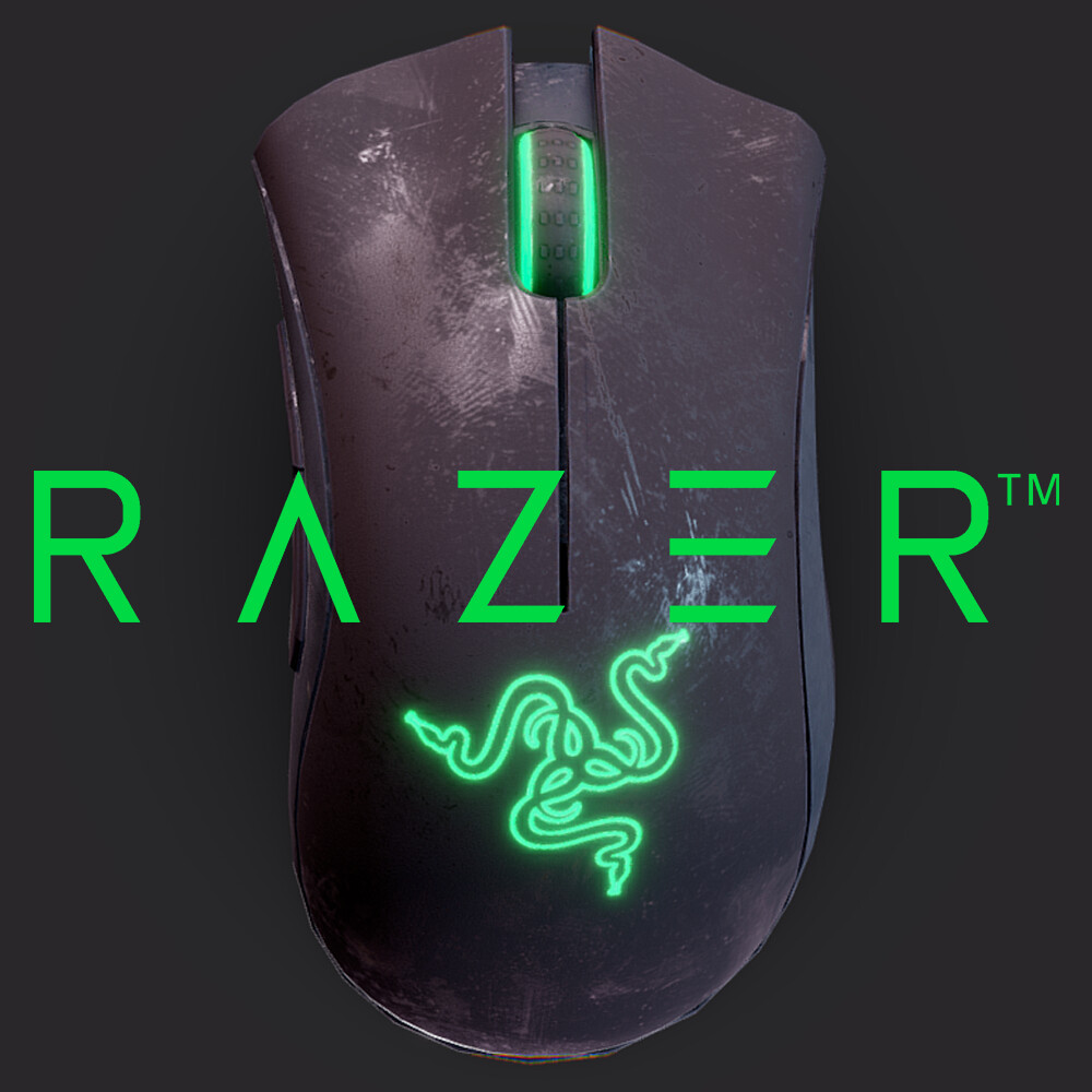 ArtStation - Mouse Razer DeathAdder Essential