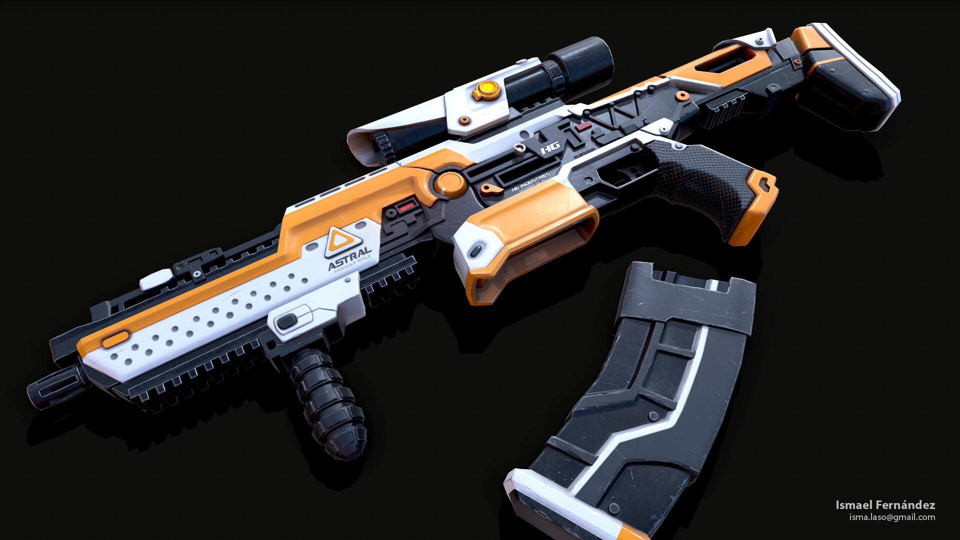 ArtStation - Sci-Fi Ares Rifle