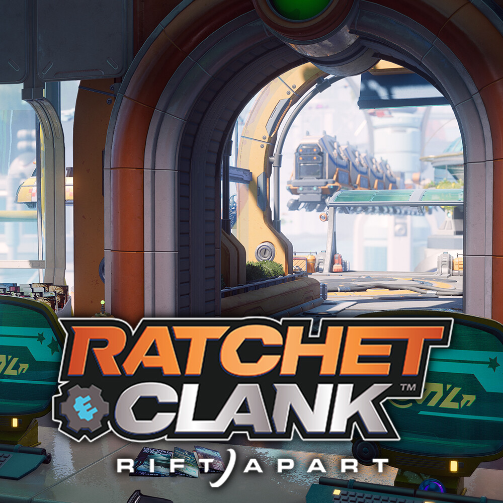 Ratchet &amp; Clank: Rift Apart - Megalopolis - Taxi Stand