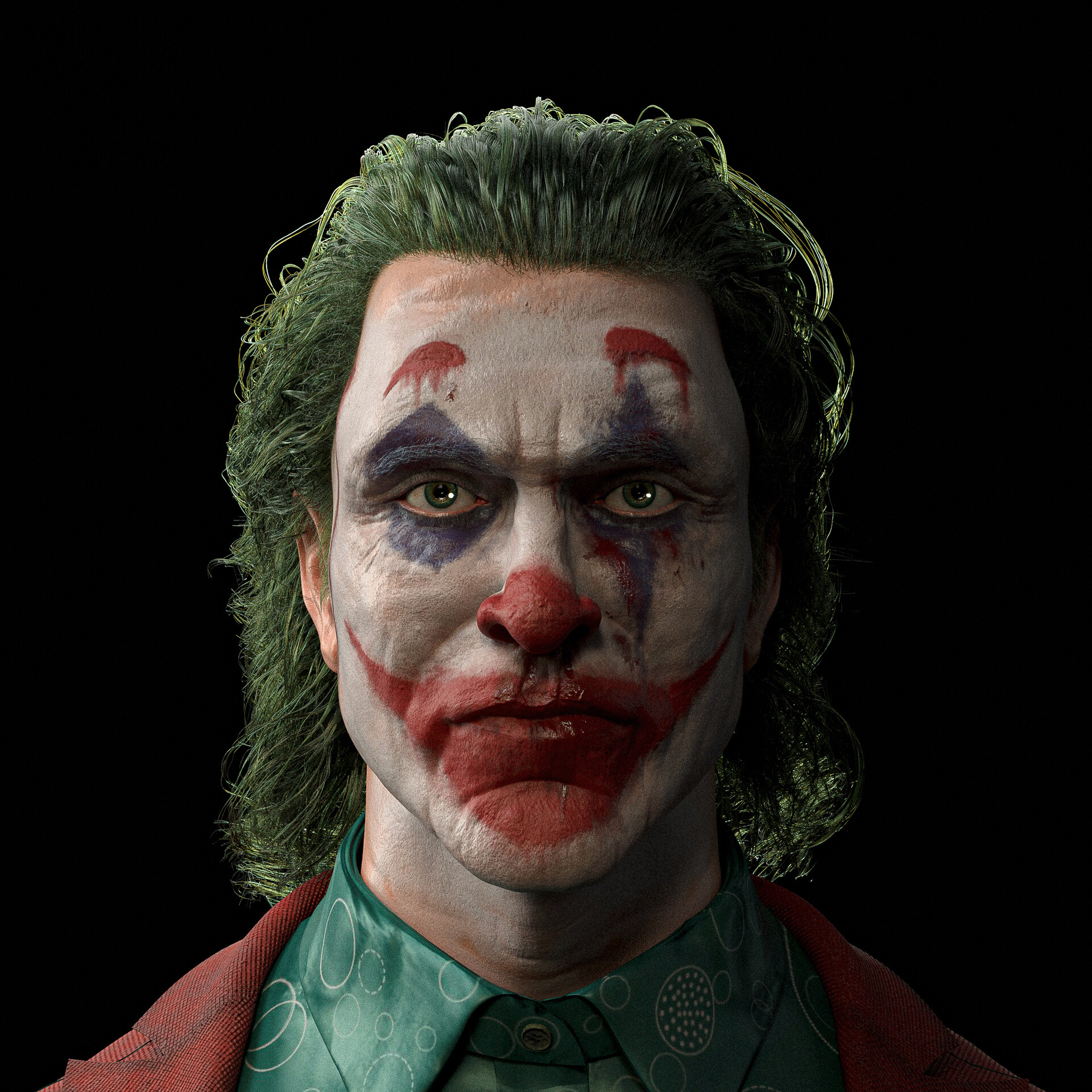 ArtStation - Arthur Fleck / The Joker of Joaquin Phoenix.