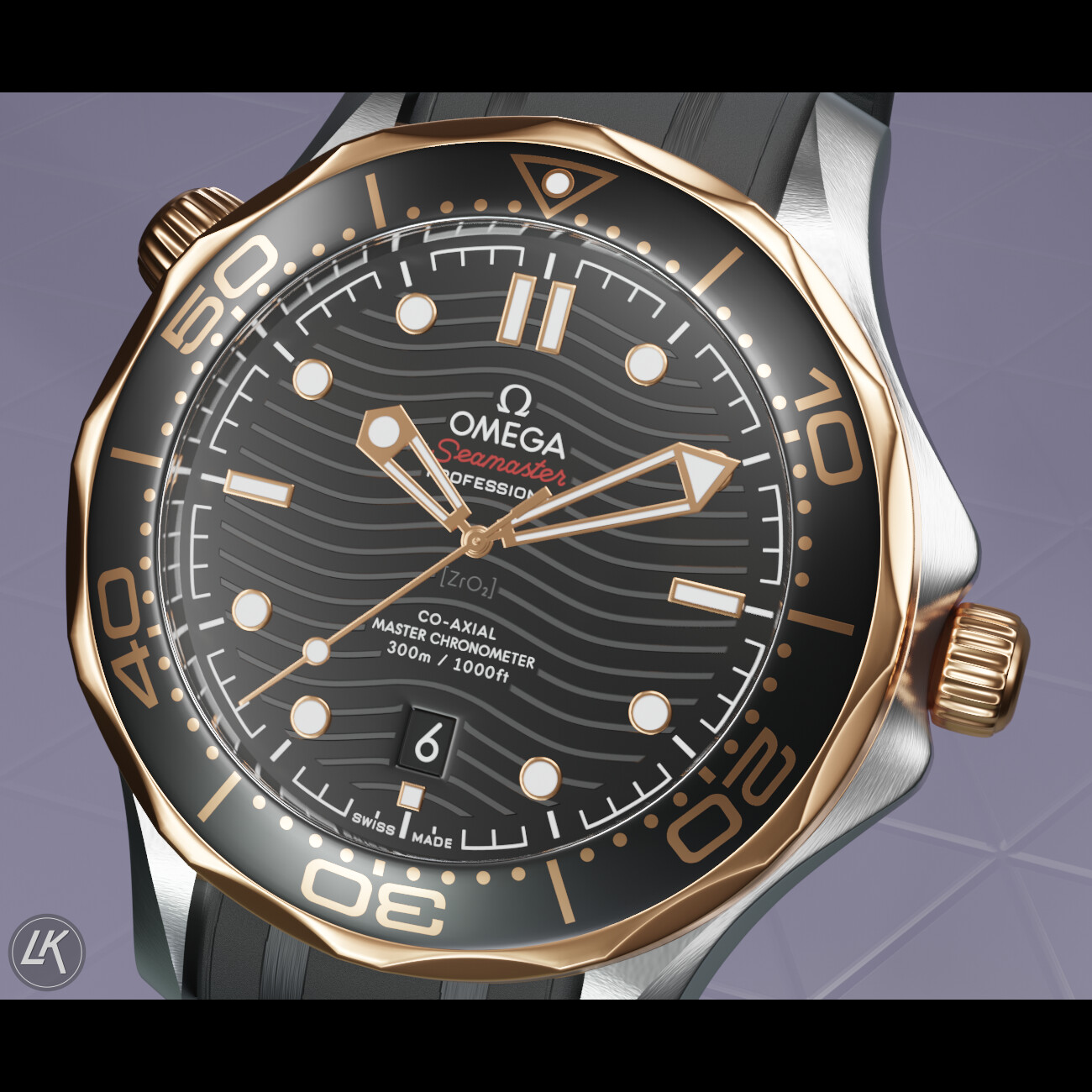 ArtStation - Omega Seamaster Diver 300M Men’s Watch