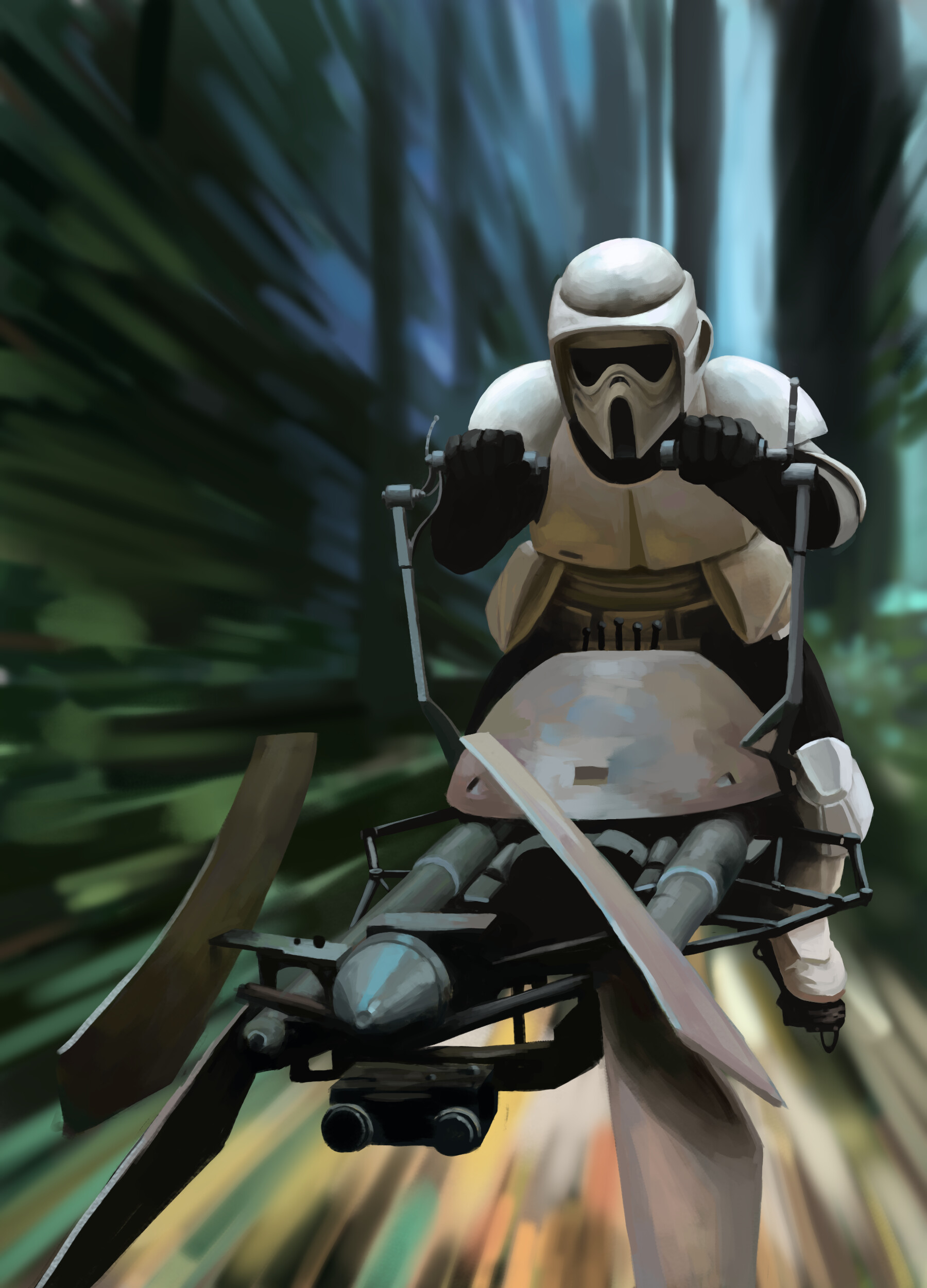 ArtStation - Scout Trooper Photo Study