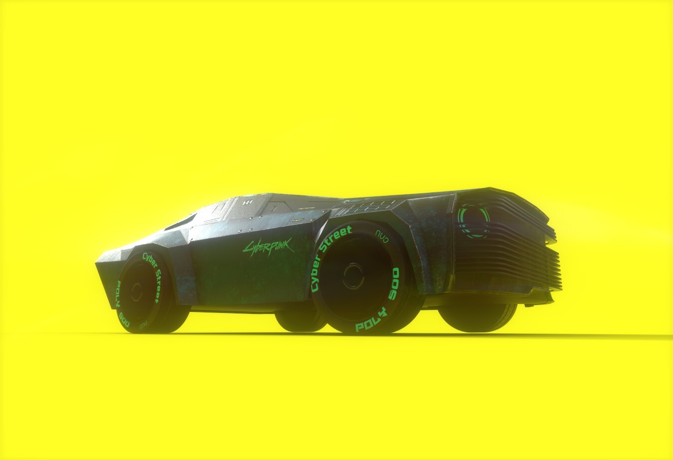 ArtStation Cyberpunk Car