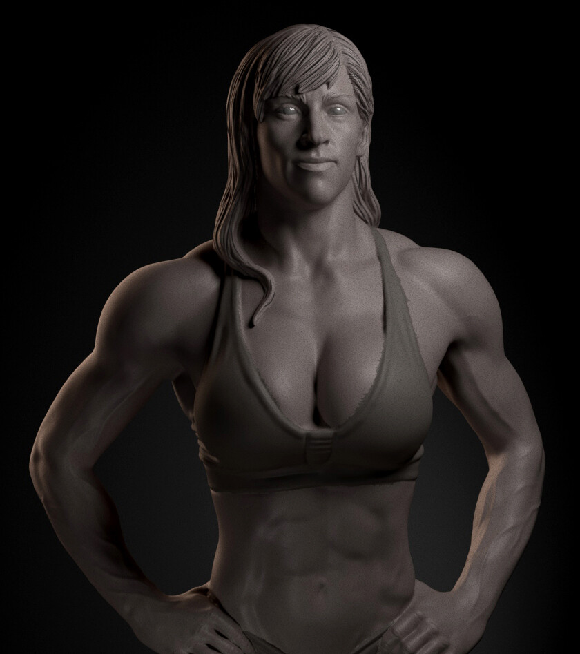 ArtStation - Female Bodybuilder Anatomy 1