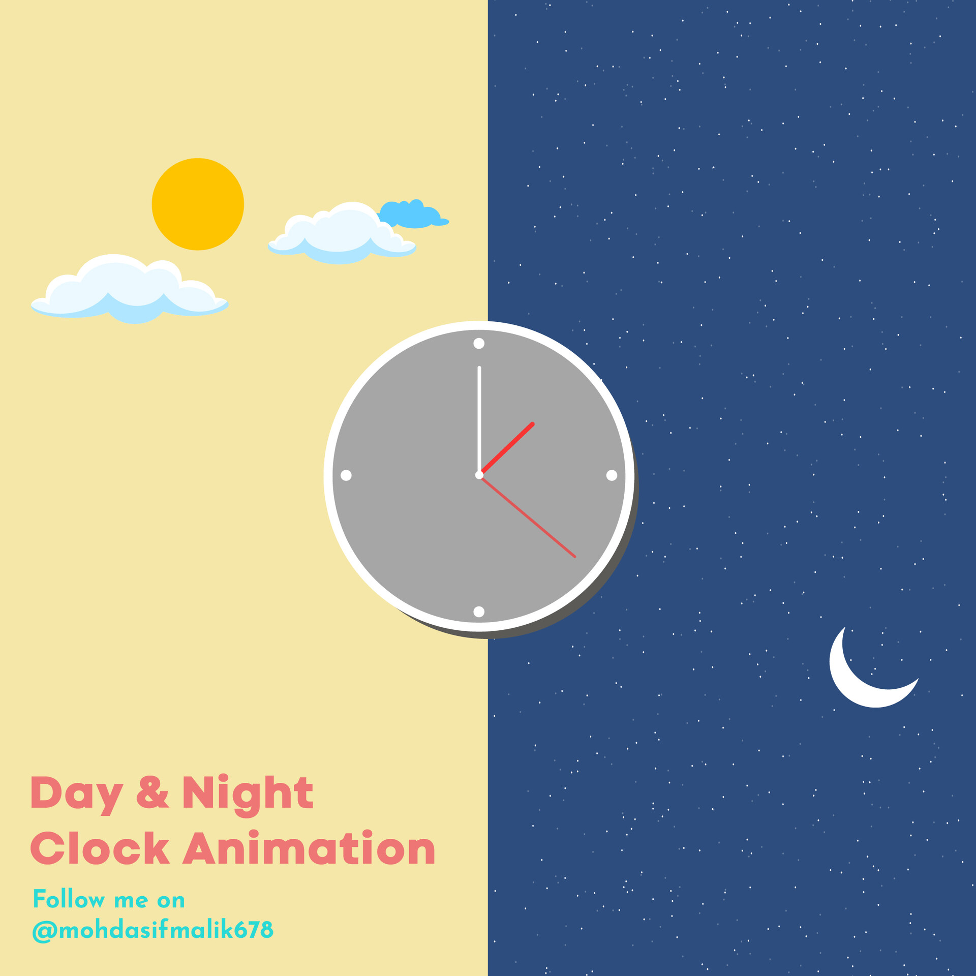 ArtStation - Day & Night Animation