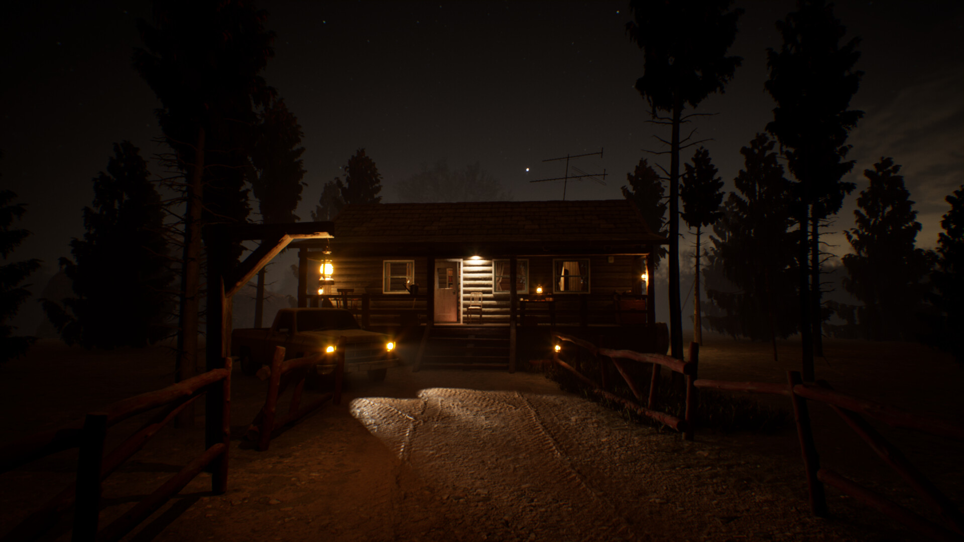 ArtStation - Wood_Log_Cabin_Ue4_Level_Design/Art