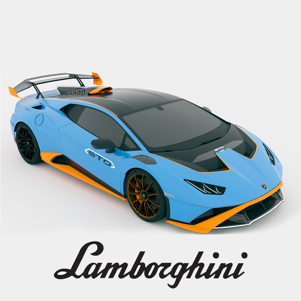 ArtStation - Lamborghini Huracan sto 2021