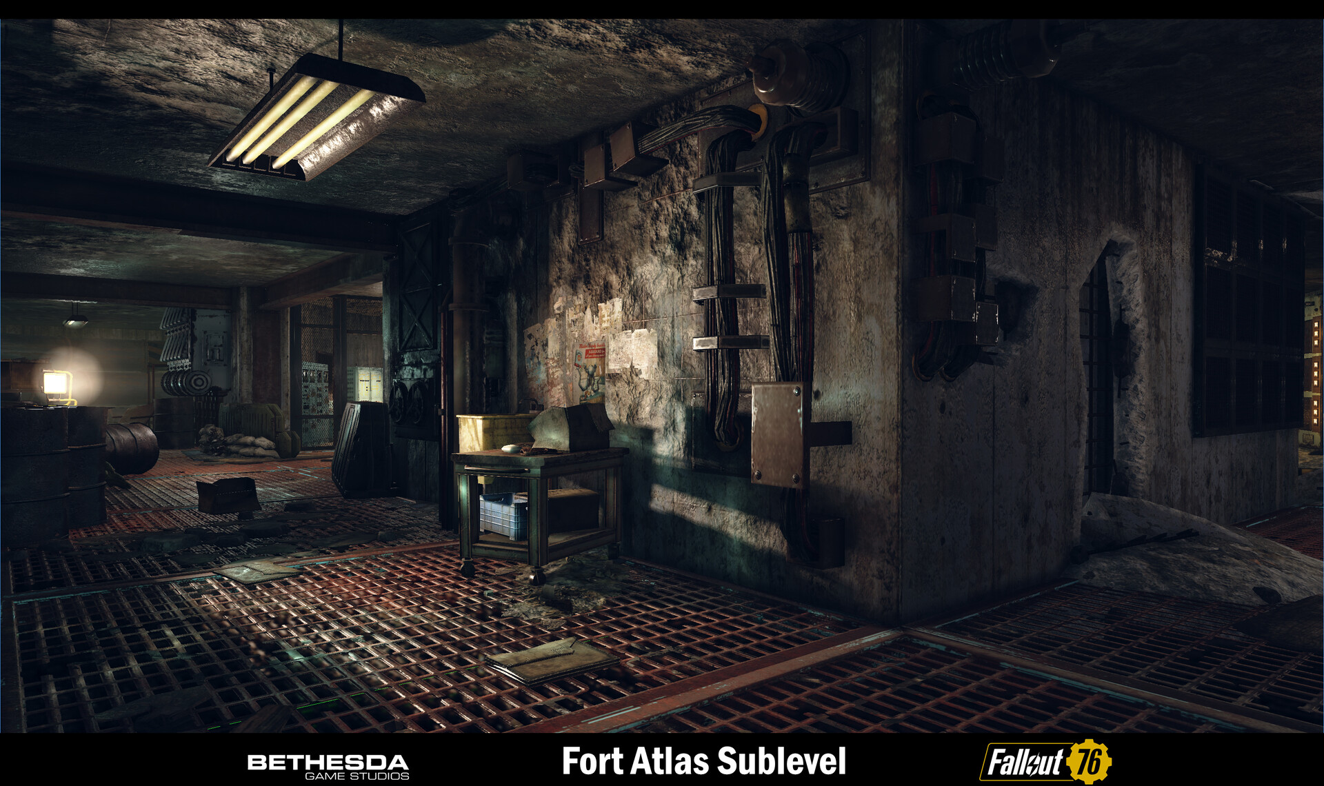 ArtStation - Fallout 76, Fort Atlas Sublevels