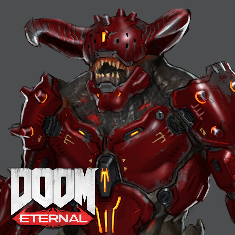 Artstation Doom Eternal Armored Baron 3755