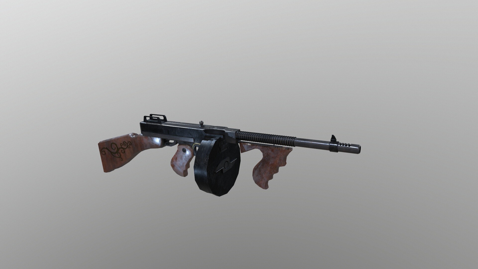 ArtStation Chicago Typewriter Thompson