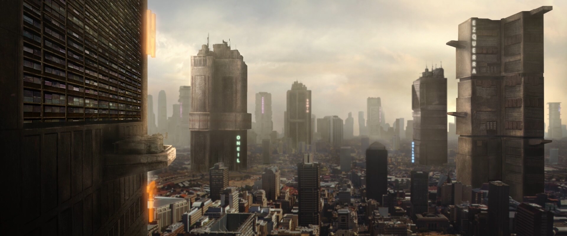 ArtStation - [Matte Painting] Future City