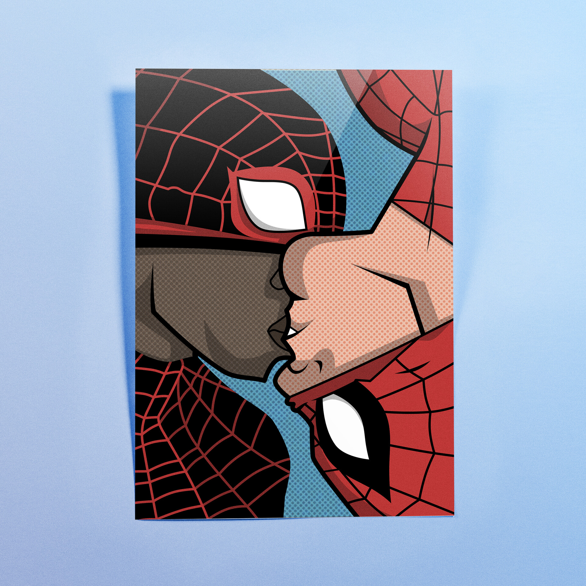 Frem Løse Arbejdsløs ArtStation - Spider-Man Pop Art Print