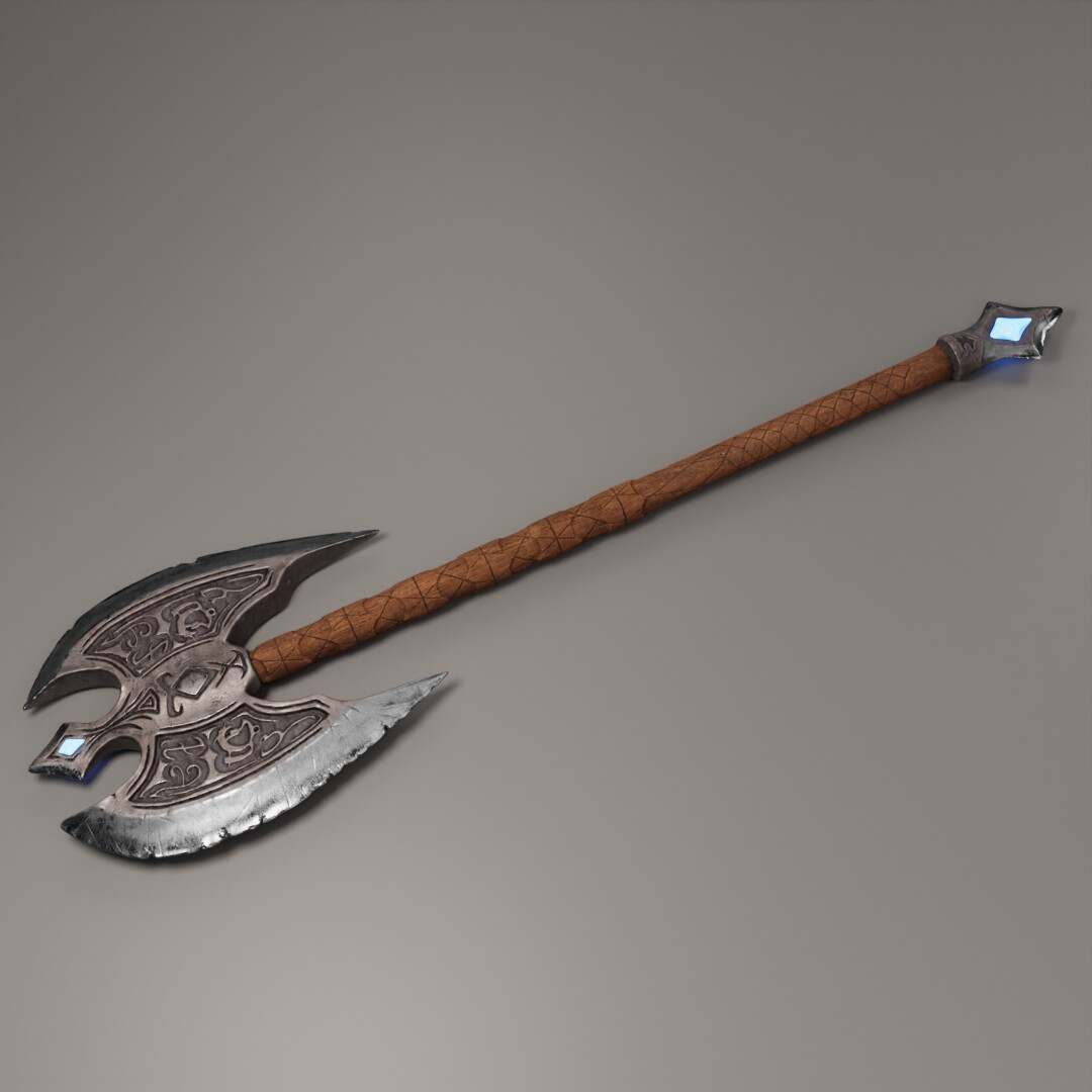 ArtStation Angel Battle Axe