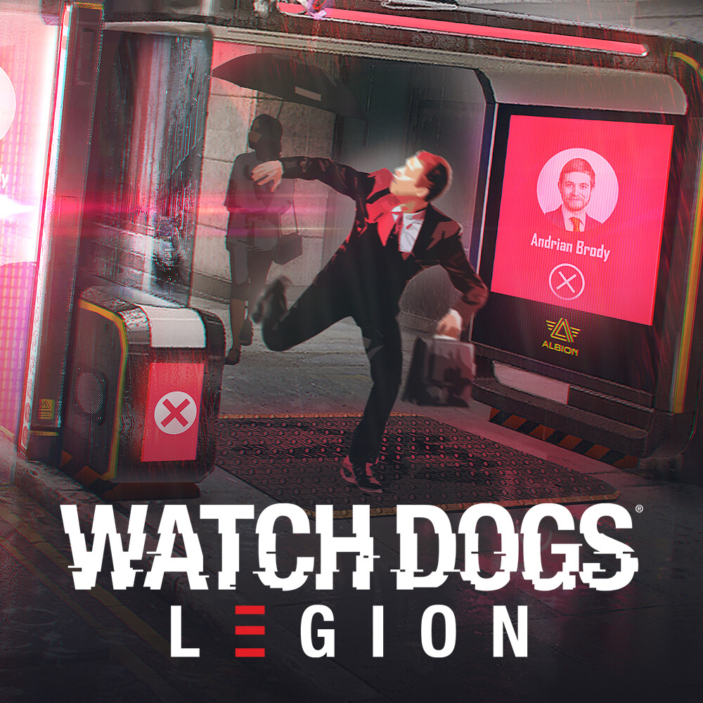 ArtStation - Watch Dogs: Legion - Bloodline UI design for the game