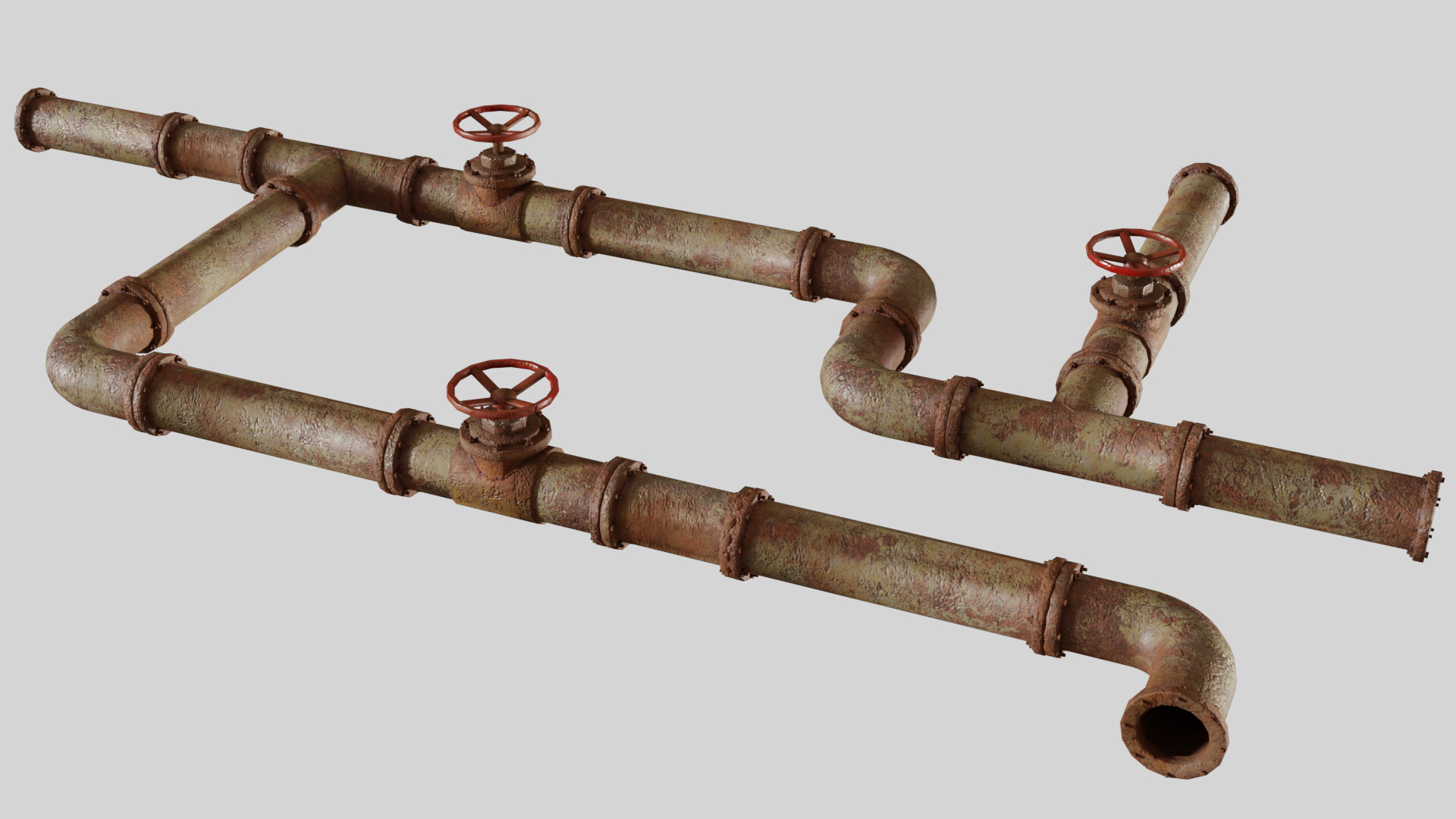 ArtStation - Modular Industrial Pipes