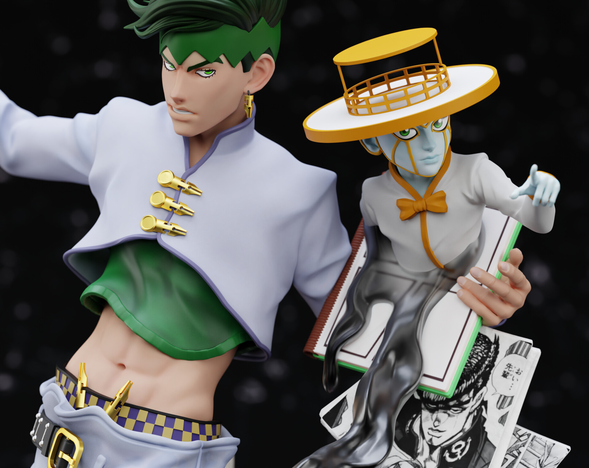 JoJo's Bizarre Adventure Heaven's Door Action Figures, Rohan