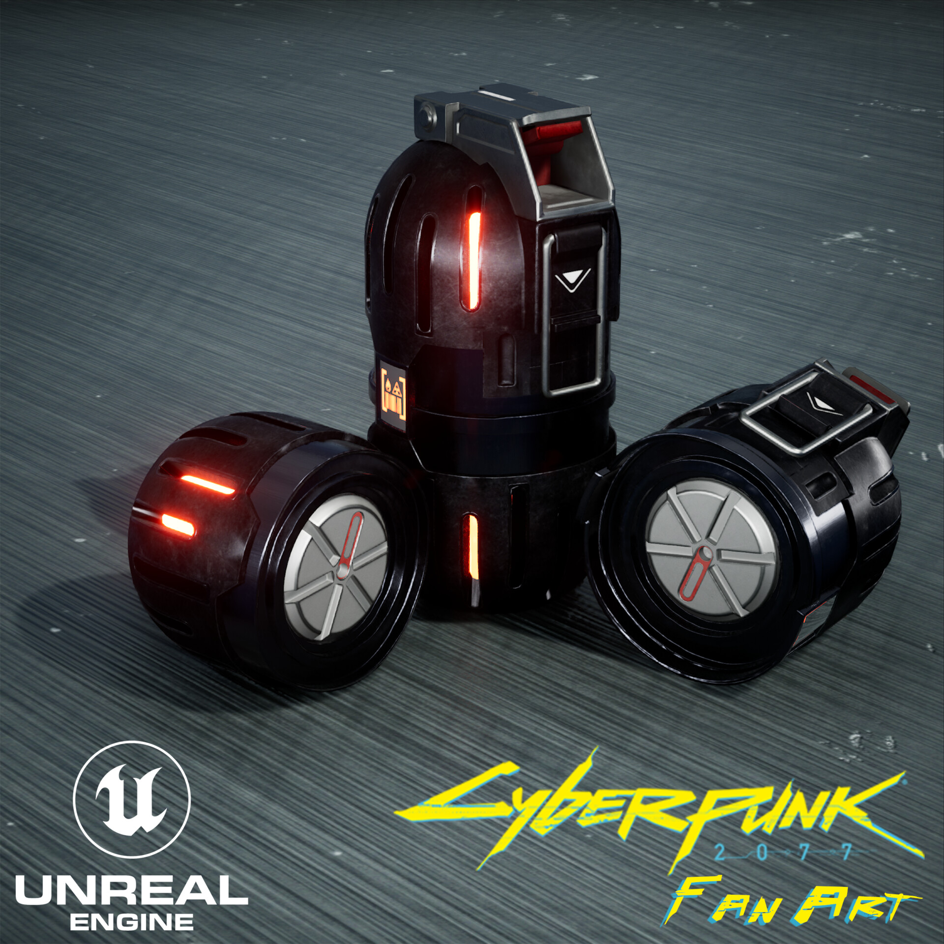 Cyberpunk 2077 Grenade Fan Art