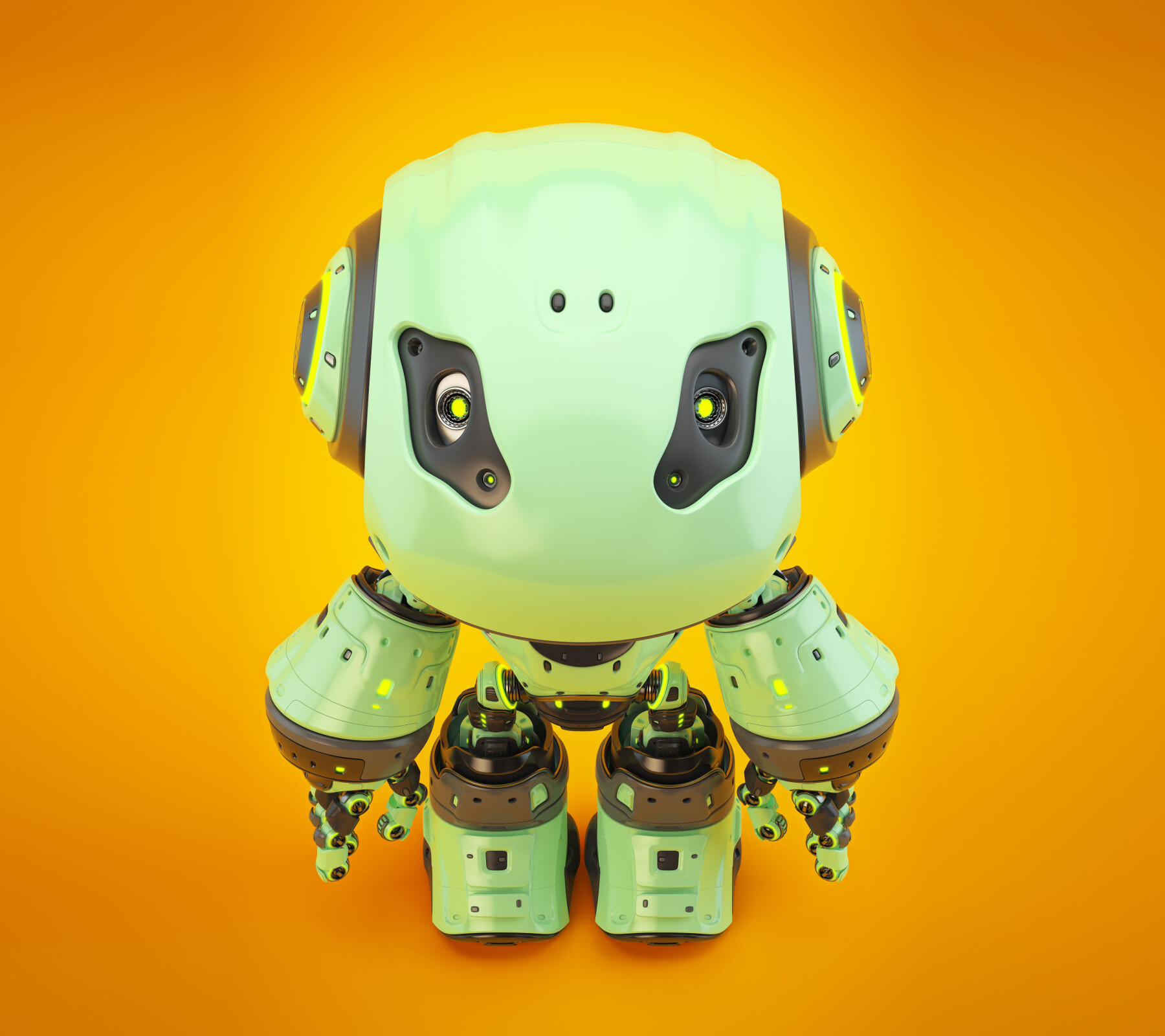 ArtStation - BIGHEAD robot. Olive