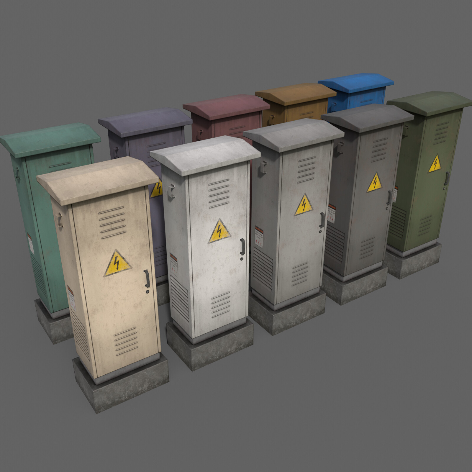 ArtStation - PBR Electric Box Ver.2 - Collection