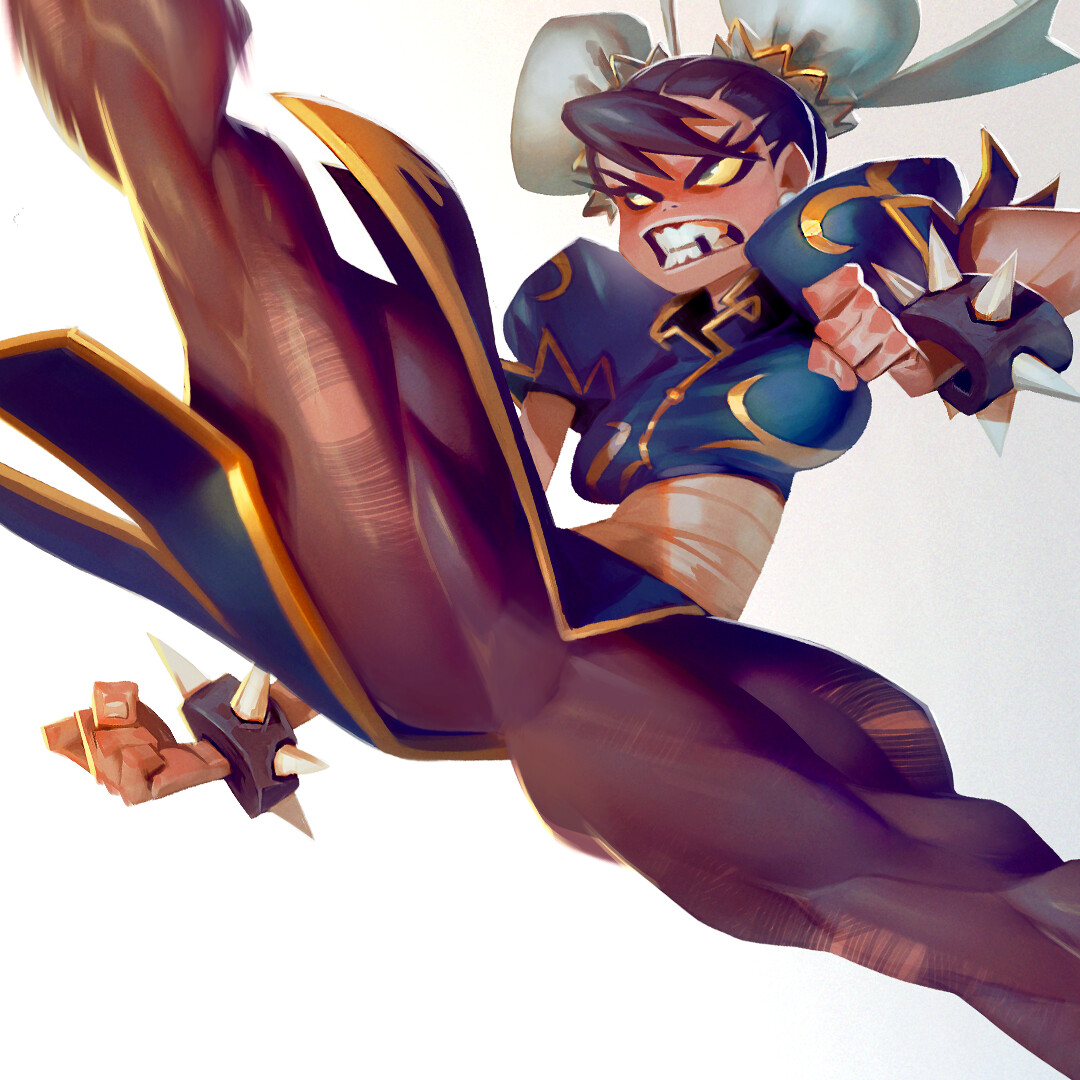 Jocelyn Millet - Chun Li High Kick !