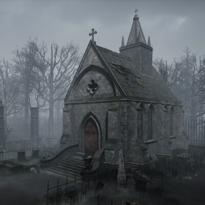 ArtStation - Hayhurst Cemetery