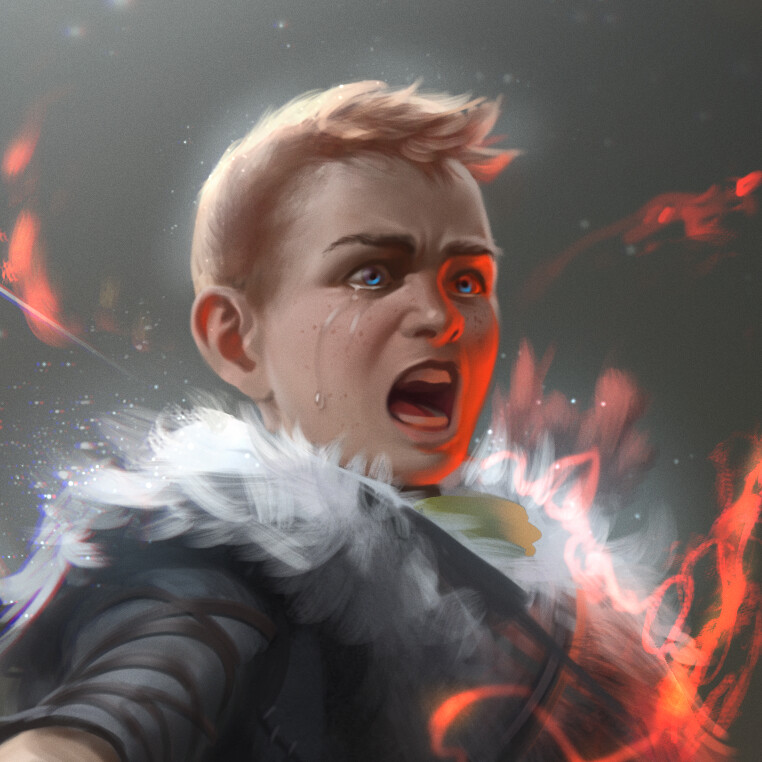 ArtStation - Atreus sketch