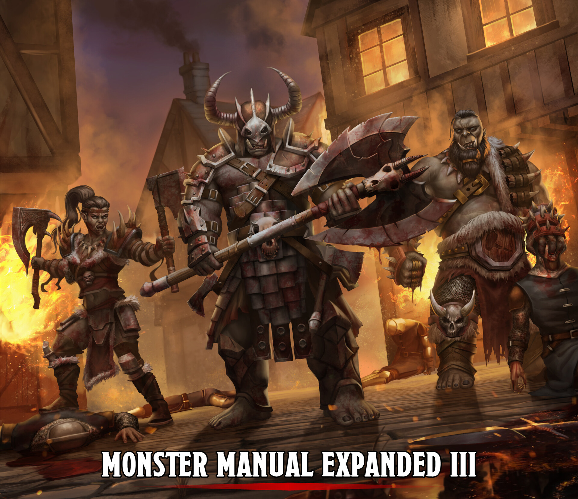 ArtStation - Monster Manual Expanded III - Orc Group