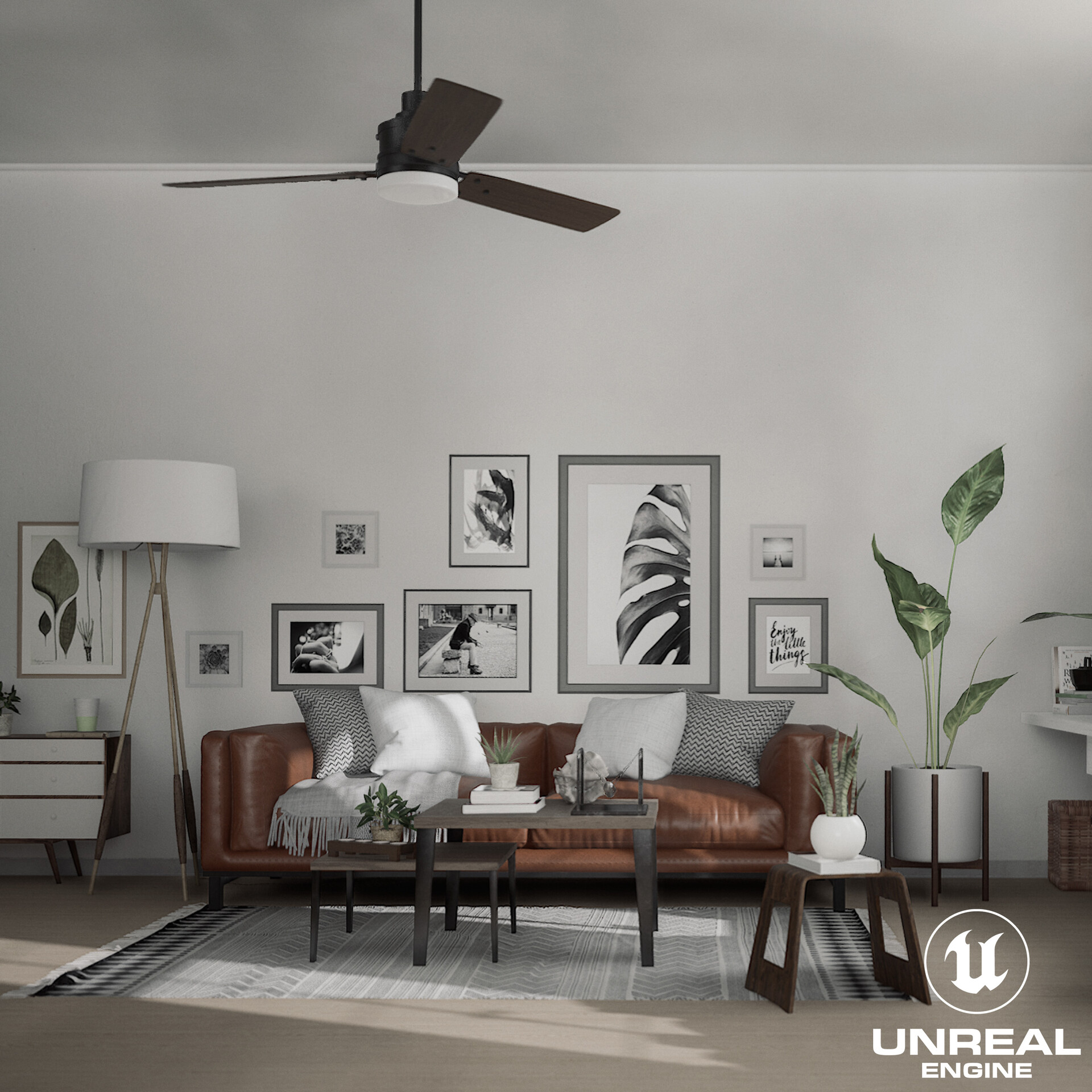 ArtStation - Enhanced version of my Scandinavian Archviz scene Unreal ...