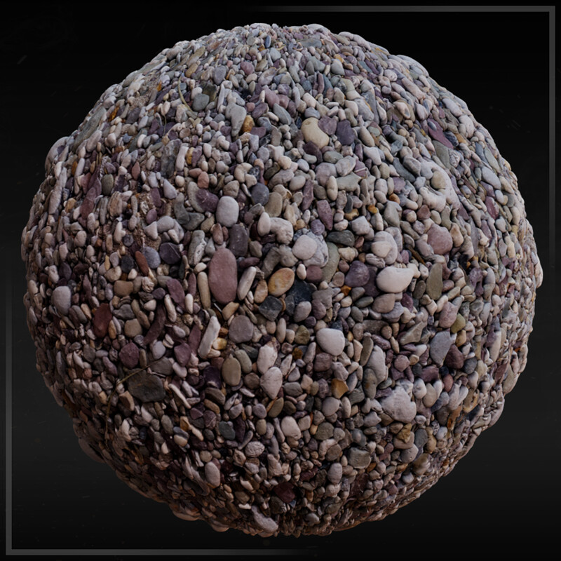 Pebble Beach Material - Photogrammetry