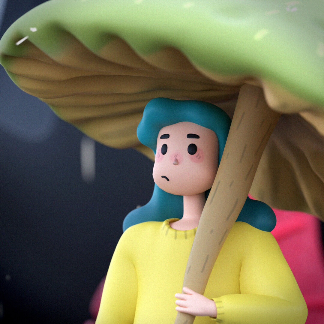 ArtStation Mushroom Umbrella DTIYS