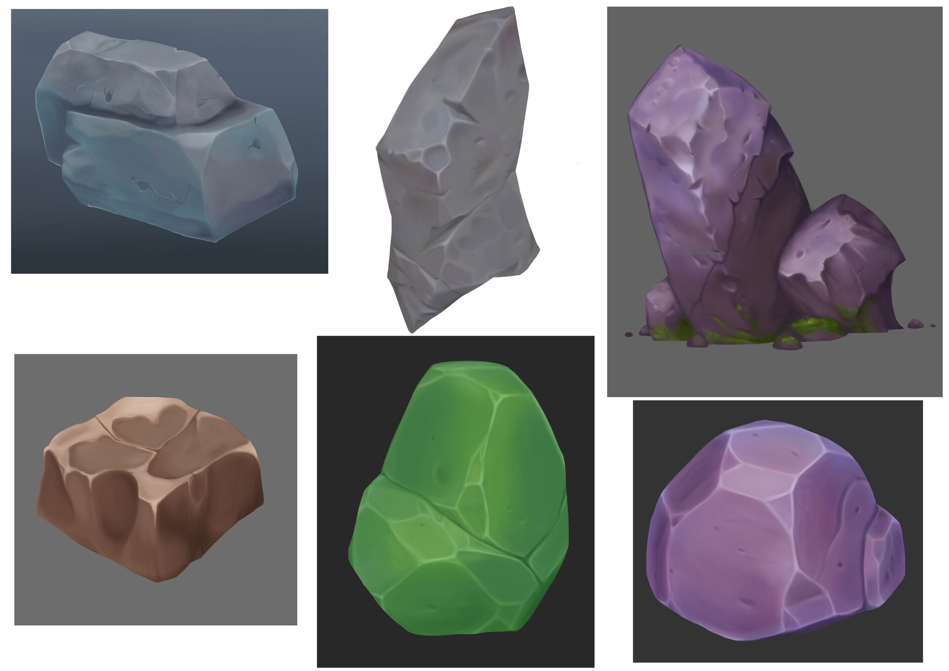 ArtStation - Hand Paint Texture Practices