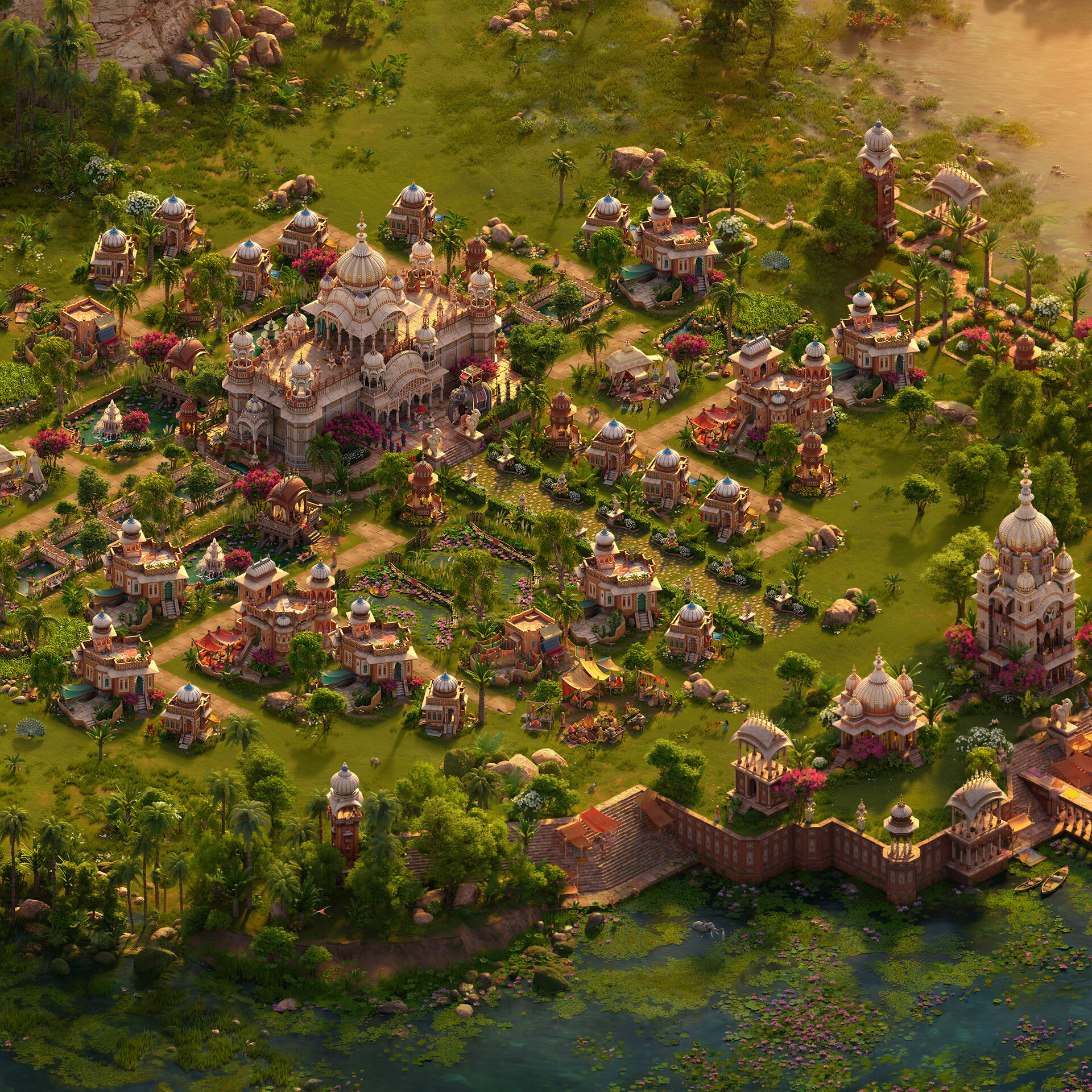 forge of empires mughal settlement strategy