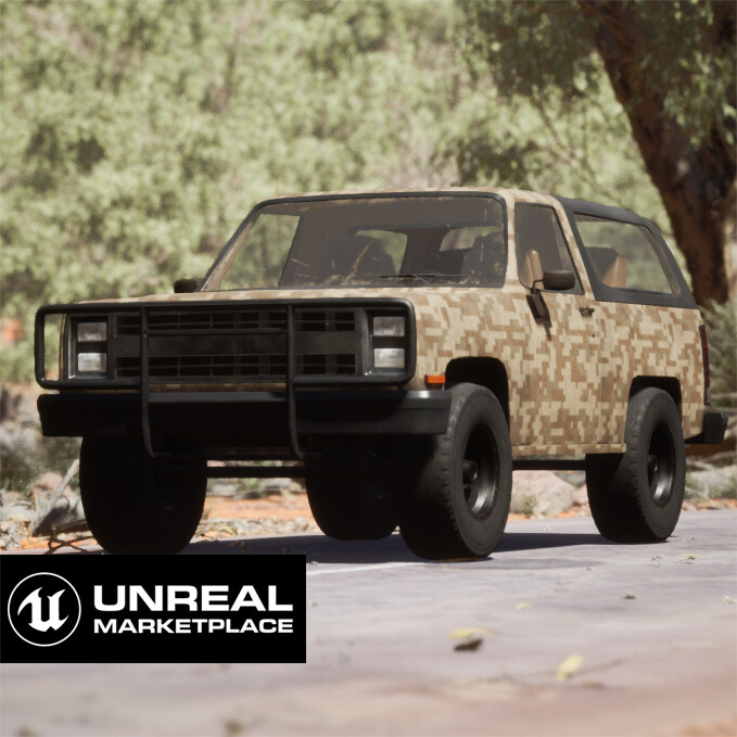 ArtStation - Modular Off-Road Drivable Vehicle