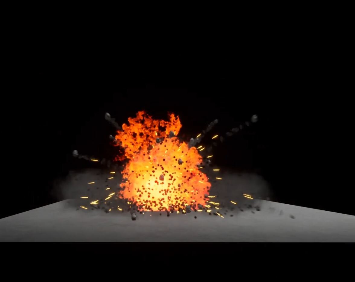 ArtStation - Realistic Explosion VFX Effect